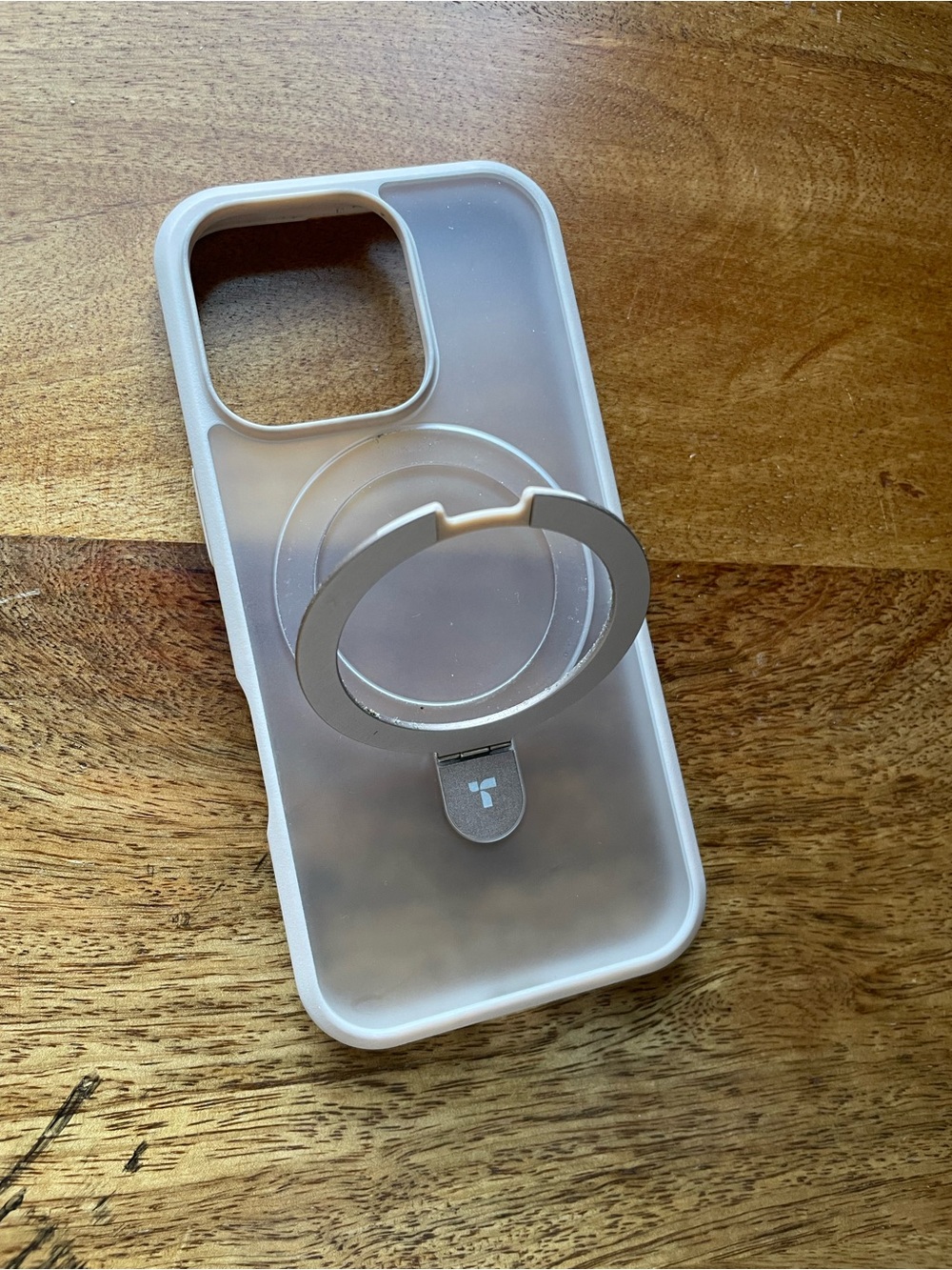 Torras Clear IPhone 13 Pro Case Desert Titanium Rose Gold Ring Stand - Picture 4 of 6